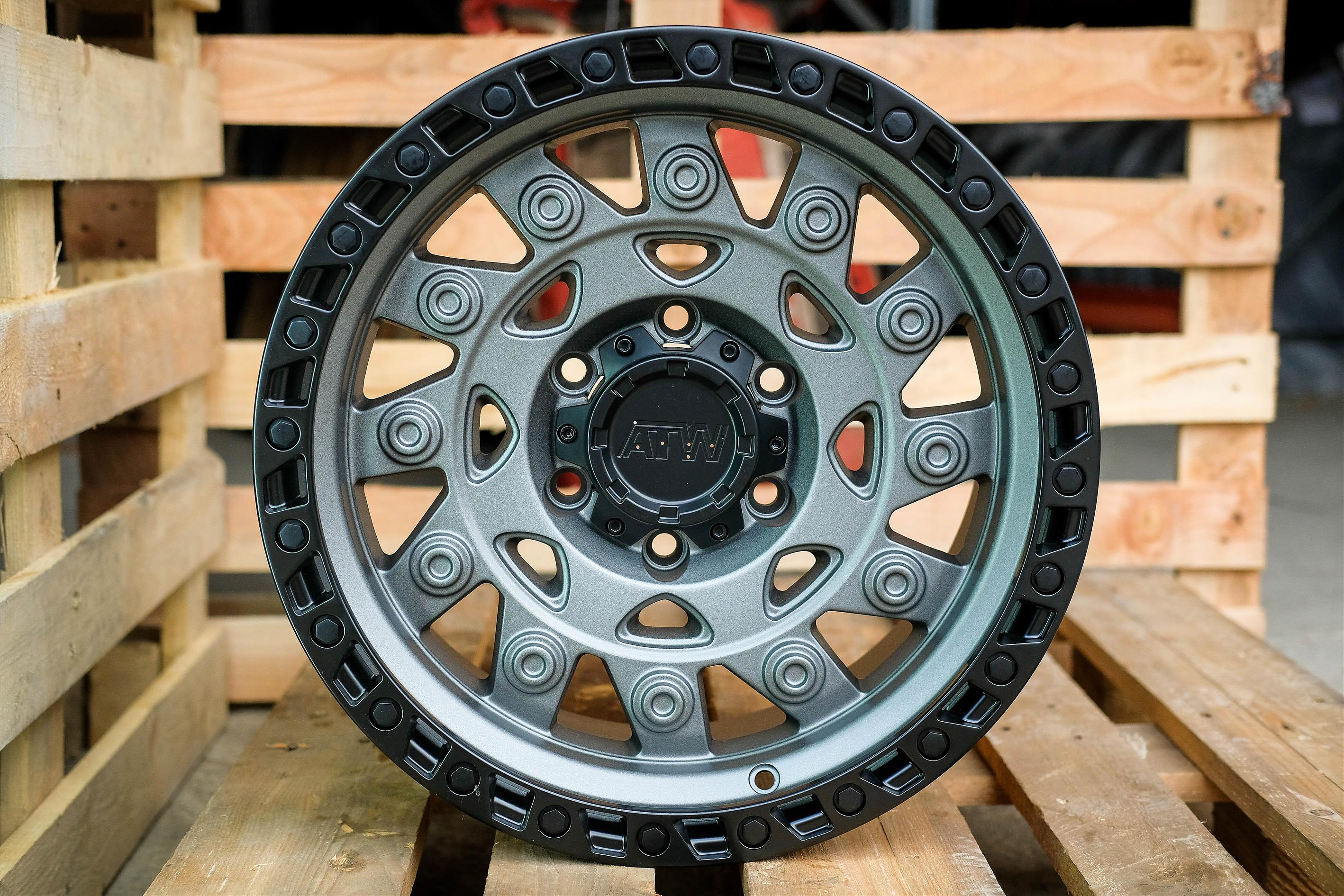 ДИСК АВТОМОБИЛЬНЫЙ АЛЮМИНИЕВЫЙ ЛИТОЙ ATW Congo 17Х9 ET-0 6X139.7 Серый