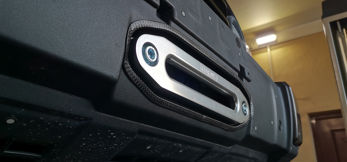 Площадка под лебёдку РИФ в штатный бампер TANK 300