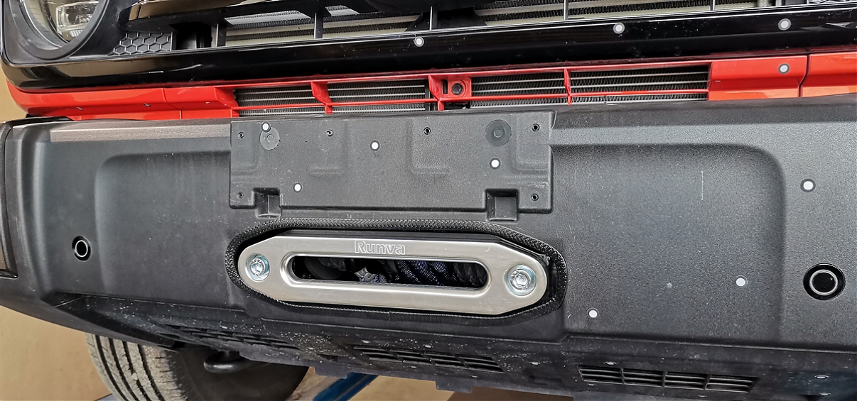 Площадка под лебёдку РИФ в штатный бампер TANK 300