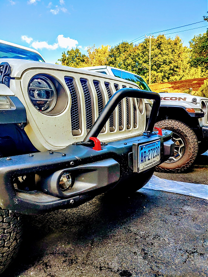 Дуга Warn для стандартного силового стального бампера Mopar для Jeep Wrangler JL и Gladiator JT