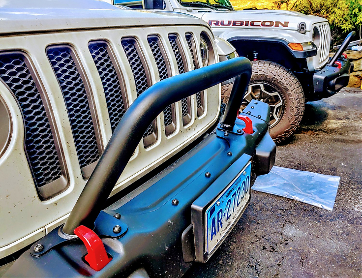 Дуга Warn для стандартного силового стального бампера Mopar для Jeep Wrangler JL и Gladiator JT