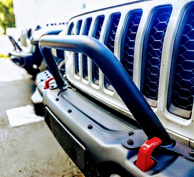 Дуга Warn для стандартного силового стального бампера Mopar для Jeep Wrangler JL и Gladiator JT