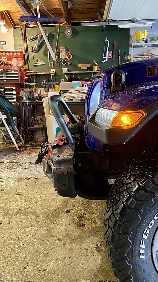 Дуга Warn для стандартного силового стального бампера Mopar для Jeep Wrangler JL и Gladiator JT