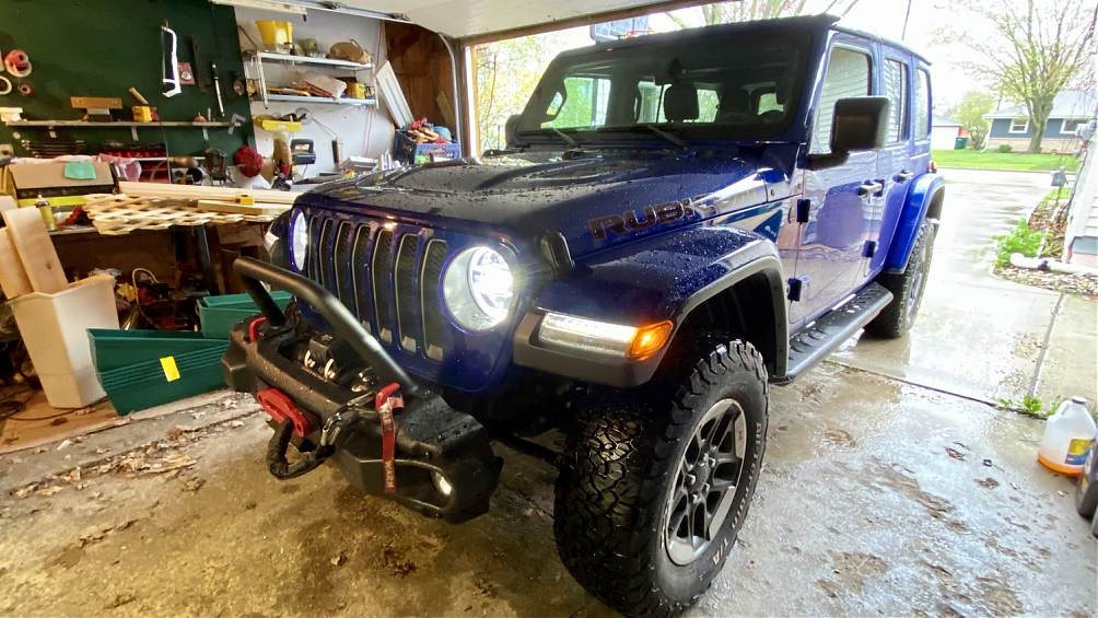 Дуга Warn для стандартного силового стального бампера Mopar для Jeep Wrangler JL и Gladiator JT