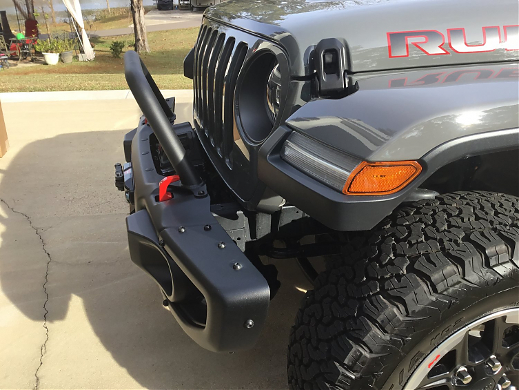 Дуга Warn для стандартного силового стального бампера Mopar для Jeep Wrangler JL и Gladiator JT