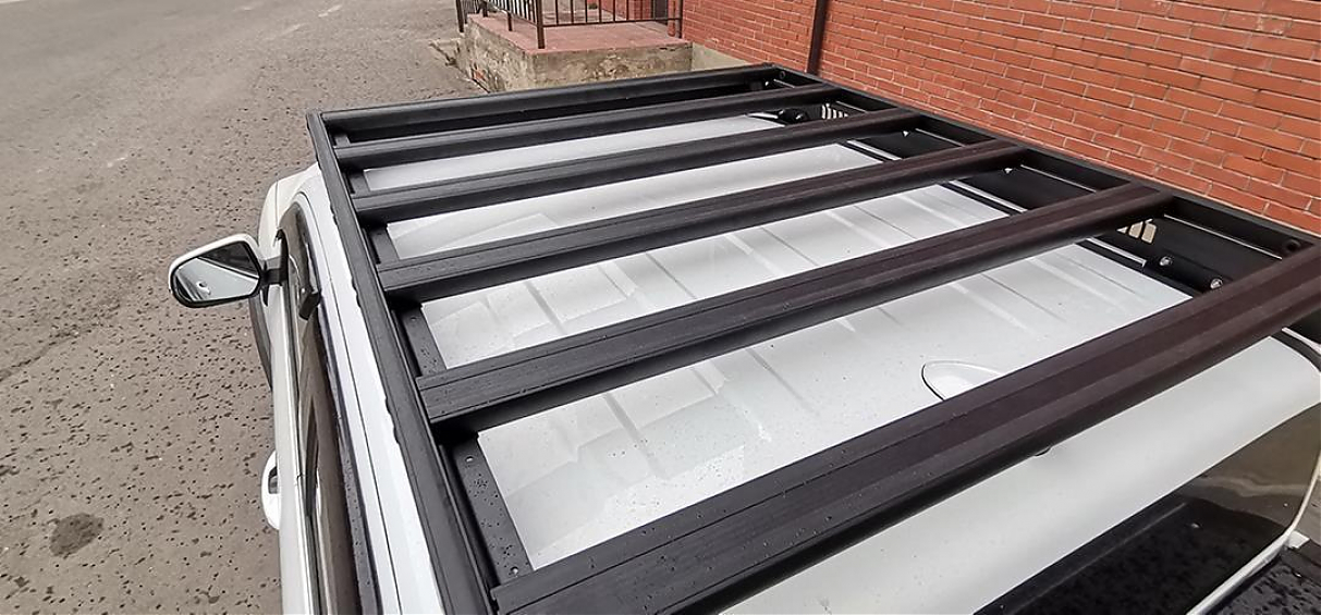 Багажник экспедиционный (платформа) алюминиевый РИФ 1250x1420 мм Great Wall Poer (с крепежом)