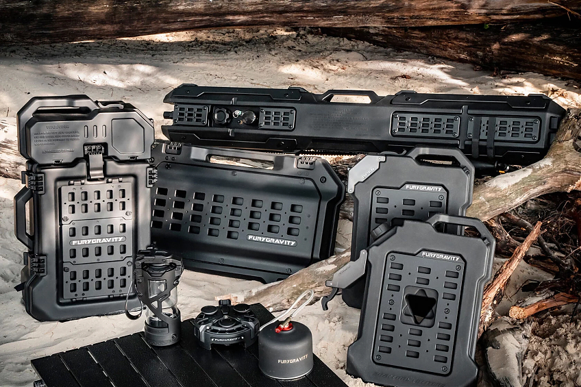 Многофункциональный кемпинговый набор с посудой FURY