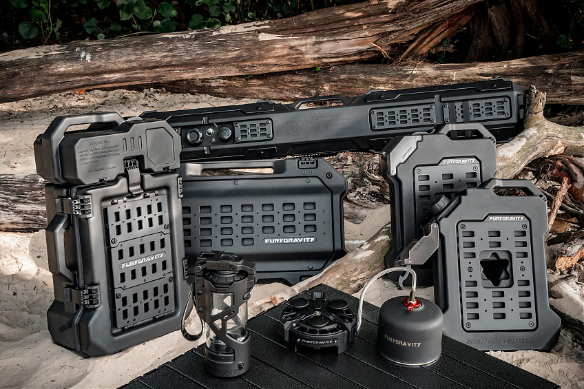 Многофункциональный кемпинговый набор с посудой FURY