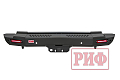 Бампер РИФ силовой задний Toyota Land Cruiser 200 2012-2015 с квадратом под фаркоп и фонарями
