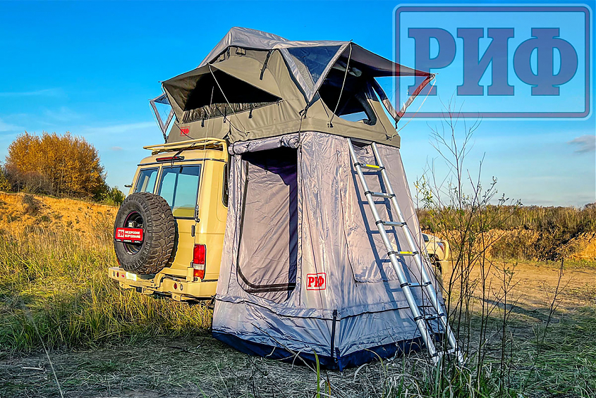 Тамбур к палатке РИФ Soft RT01-140, тент серый