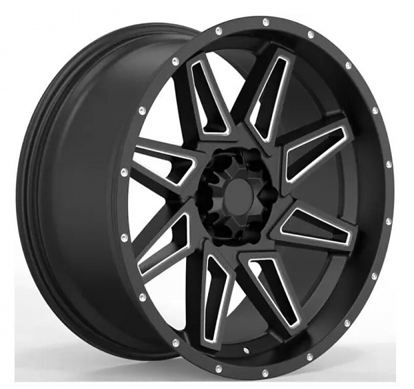 ДИСК АВТОМОБИЛЬНЫЙ АЛЮМИНИЕВЫЙ ЛИТОЙ Black Rhino 212 Реплика 18х9 ET-0 6X139.7 ЦО-110.1