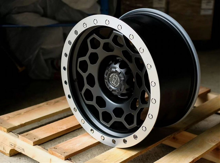 ДИСК АВТОМОБИЛЬНЫЙ АЛЮМИНИЕВЫЙ ЛИТОЙ Black Rhino JT240 (Реплика) 17х9 ET-0 6X139.7 ЦО-110,1 Черный