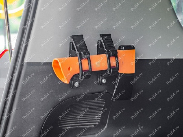 Крепление топора/стволов ружья (овал горизонт.) поперечное черный