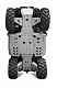 Комплект силовой защиты днища Rival для CFMOTO CFORCE 600 (2020-) + комплект крепежа / 2444.8103.1