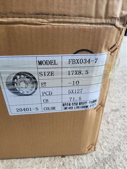 ДИСК АВТОМОБИЛЬНЫЙ АЛЮМИНИЕВЫЙ ЛИТОЙ OFF-ROAD RACE WHEELS 17х8.5 ET-10 5X127 ЦО-71.6