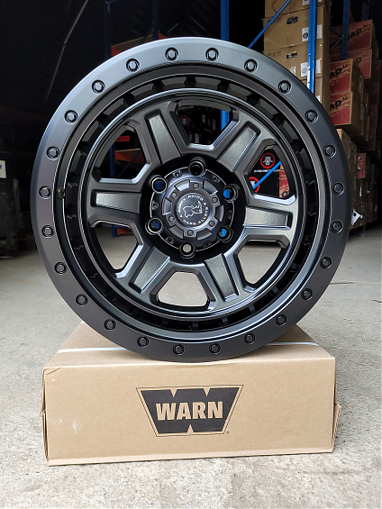 ДИСК АВТОМОБИЛЬНЫЙ АЛЮМИНИЕВЫЙ ЛИТОЙ BLACK RHINO RENO (Реплика) 17х9 ET-0 6X139.7 ЦО-110,1 черный матовый