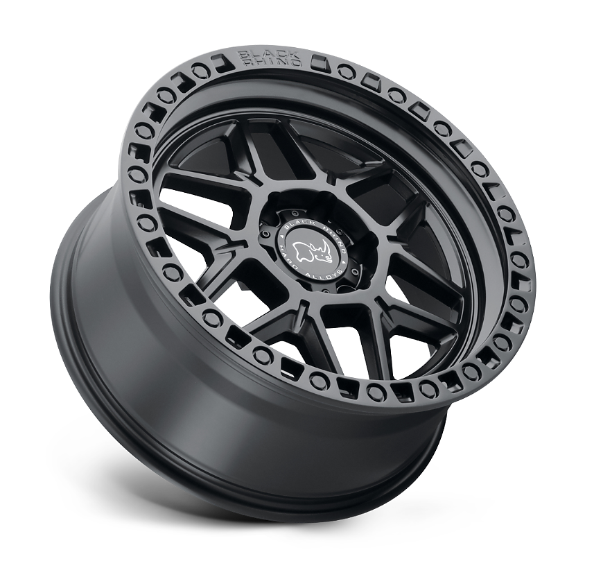 ДИСК АВТОМОБИЛЬНЫЙ АЛЮМИНИЕВЫЙ ЛИТОЙ BLACK RHINO KELSO (Реплика) 20х9 ET-0 6X139.7 ЦО-110,1