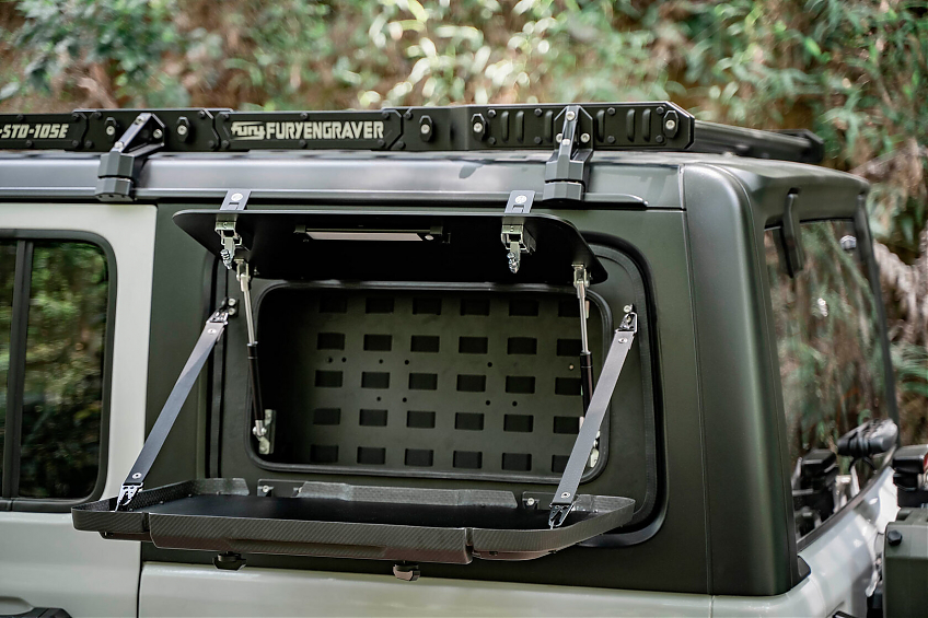 Многофункциональный боковой ящик FURY для инструментов серии Gravity для Jeep Wrangler JL — Правый