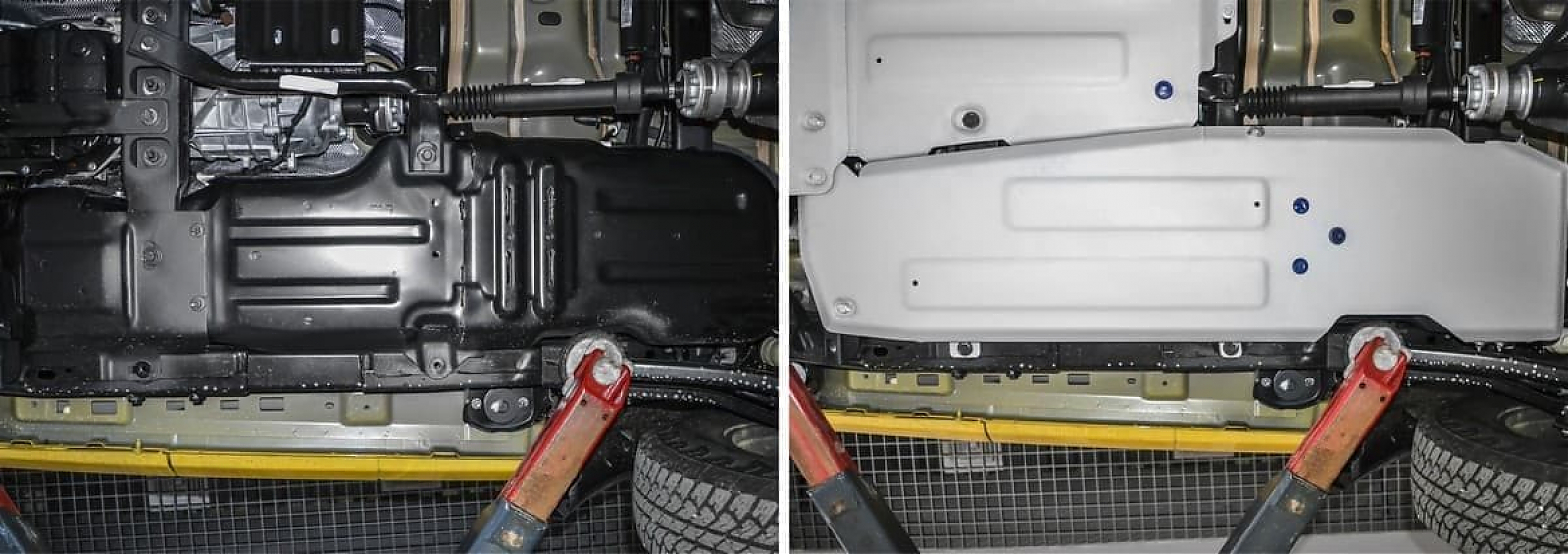 Защита алюминиевая Rival для топливного бака Jeep Wrangler JL 2-дв. 2018+