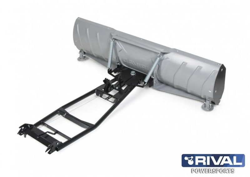 Комплект снегоотвала с быстросъемным креплением для квадроцикла Rival Quick2 silver 150 см для квадроцикла