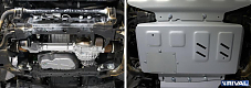 Защита алюминиевая Rival для картера Nissan Navara D40 4WD 2004-2015. Артикул 2333.4165.2.6