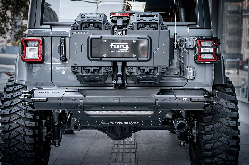 Задний силовой бампер FURY серии Awaken для Jeep Wrangler JL