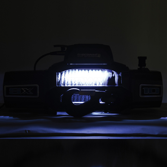 Лебедка электрическая 12В с синтетическим тросом Superwinch SX10SR 