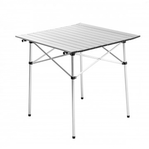 Стол складной Premier 70x70x69см реечная столешница алюминий