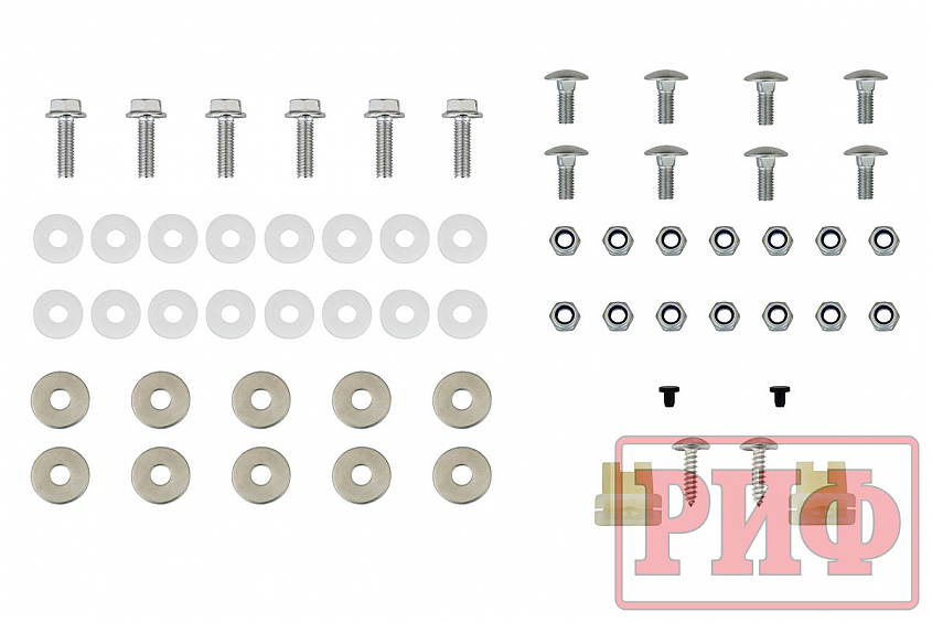 Рамка номерного знака РИФ под лебедку