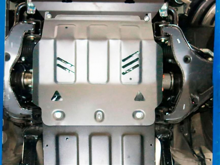 Защита картера RIVAL алюминиевая 6 мм для MITSUBISHI PAJERO SPORT (2016+) / Pajero Sport 3 2015+