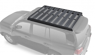 Багажник алюминиевый (платформа с креплением) Rival для Toyota Land Cruiser 200 и Lexus LX