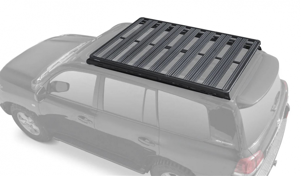 Багажник алюминиевый (платформа с креплением) Rival для Toyota Land Cruiser 200 и Lexus LX