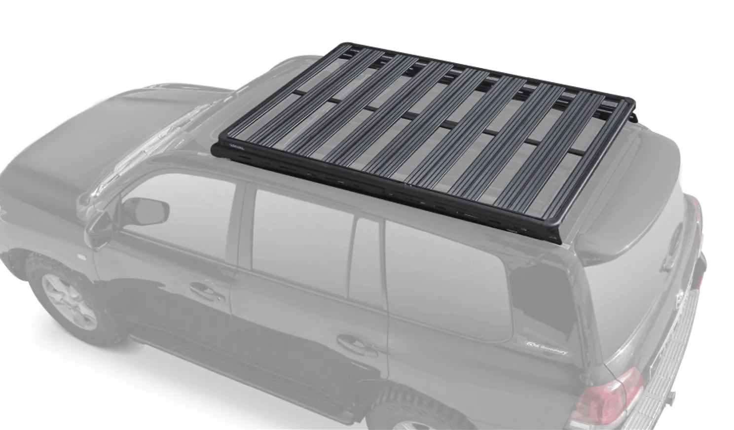 Багажник алюминиевый (платформа с креплением) Rival для Toyota Land Cruiser 200 и Lexus LX