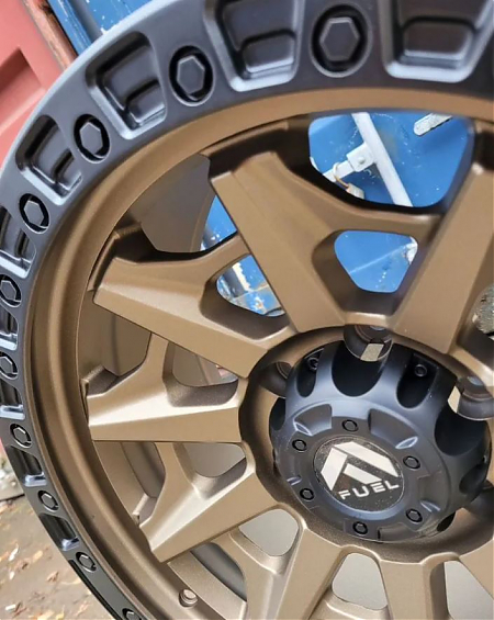 ДИСК АВТОМОБИЛЬНЫЙ АЛЮМИНИЕВЫЙ FUEL Model D694 (Реплика) 18х9 ET-0 6x139.7 ЦО-110,1 Бронза