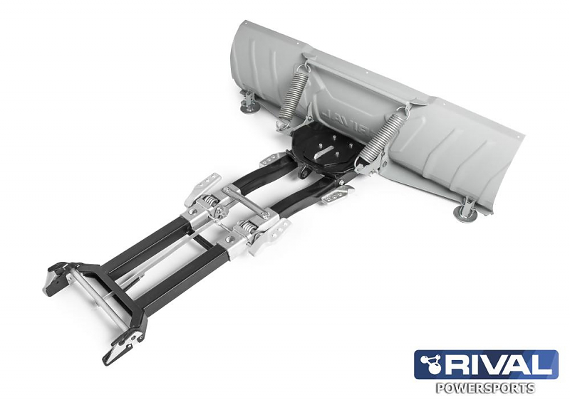 Комплект снегоотвала с быстросъемным креплением для квадроцикла Rival Supreme2 silver 135 см