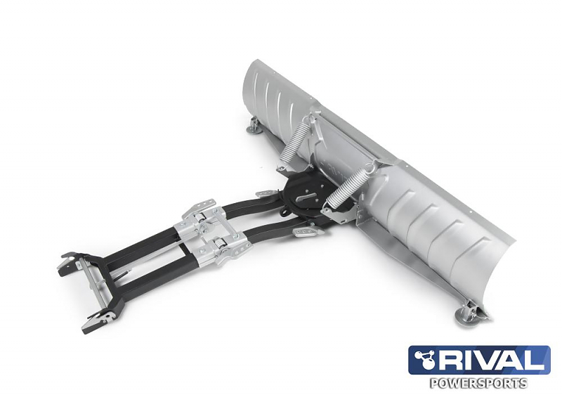 Комплект снегоотвала с быстросъемным креплением для квадроцикла и UTV Rival Supreme2 silver 180 см