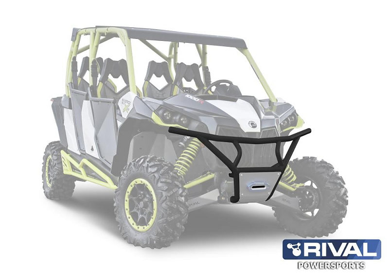 Бампер передний с кронштейном для лебедки Rival для Can-Am (Bombardier) Maverick, с 2013 по 2020 г. Артикул 444.7228.1