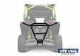 Бампер задний (с креплением лебедки, квадрат для фаркопа) Rival для Can-Am (Bombardier) Maverick, 2015 -2020 