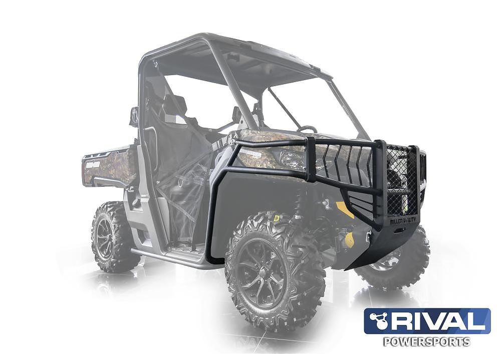 Бампер передний усиленный c защитной арок Rival для UTV Can-Am (Bombardier) Defender, с 2016 по 2020