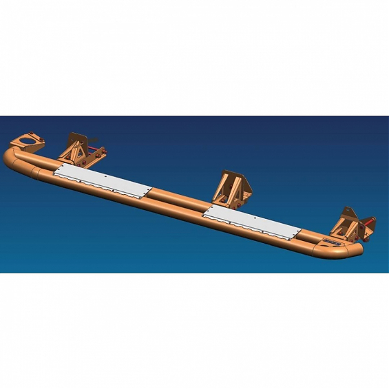 Силовые пороги RIVAL для Toyota Hilux Vigo 2011-2015 с комплектом крепежа