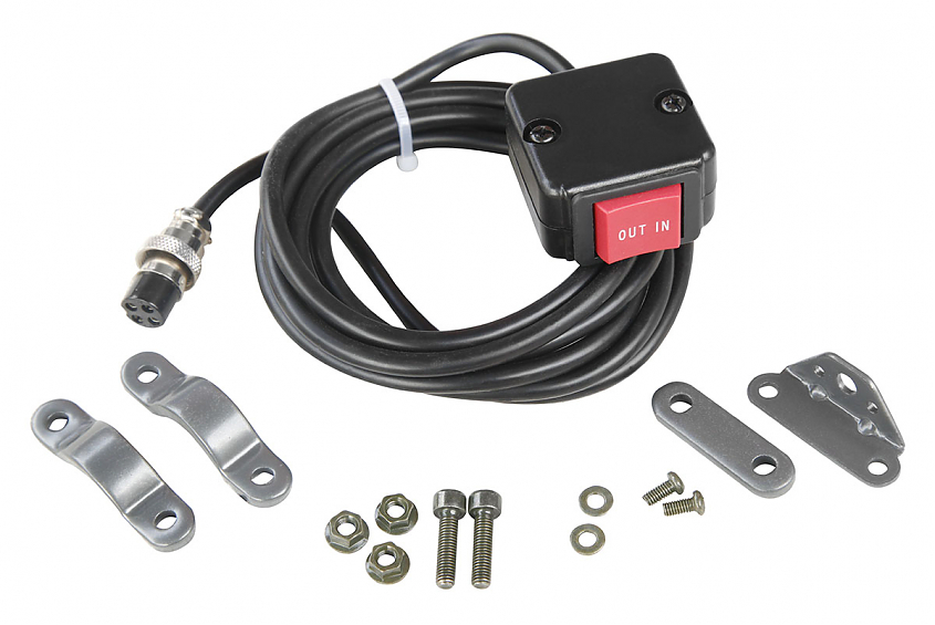 Лебёдка электрическая для квадроцикла Runva 3500A lbs 1588 кг (синтетический трос)