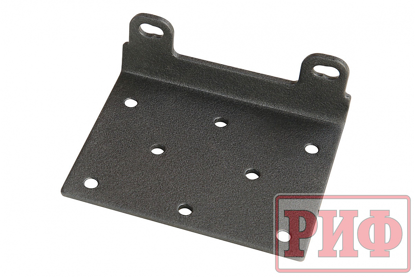 Лебёдка переносная РИФ 2500ASR c малой площадкой и проводами (в сборе) синтетический трос