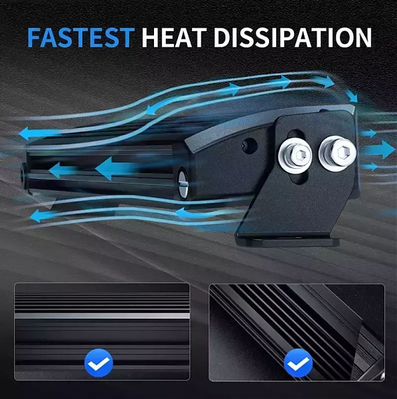 Балка светодиодная AURORA однорядная с RGB подсветкой 40