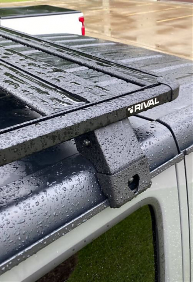 Багажник алюминиевый (платформа с креплением) Rival  1430мм ширина x 995мм длина для Jeep Wrangler JL   2дв \ Gladiator JT. 2017+