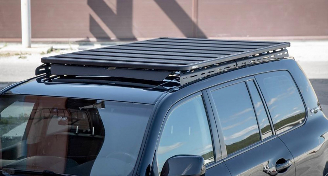 Багажник алюминиевый (платформа с креплением) Rival для Toyota Land Cruiser 200 и Lexus LX
