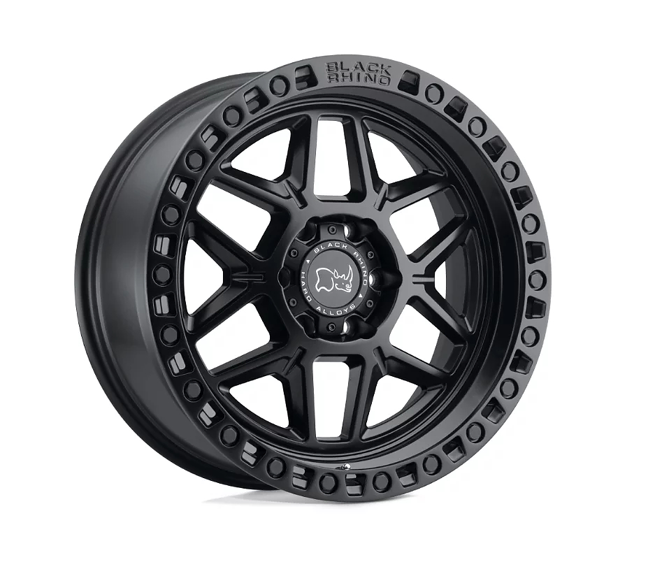 ДИСК АВТОМОБИЛЬНЫЙ АЛЮМИНИЕВЫЙ ЛИТОЙ BLACK RHINO KELSO (Реплика) 17х9 ET-0 6X139.7 ЦО-110,1