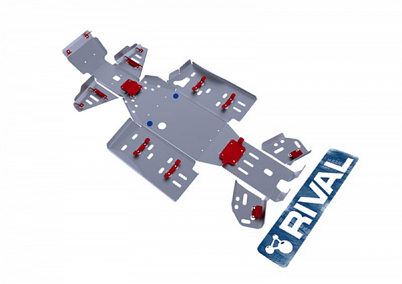 Комплект защит днища Rival для квадроцикла Rival для  RM 800 Алюминий