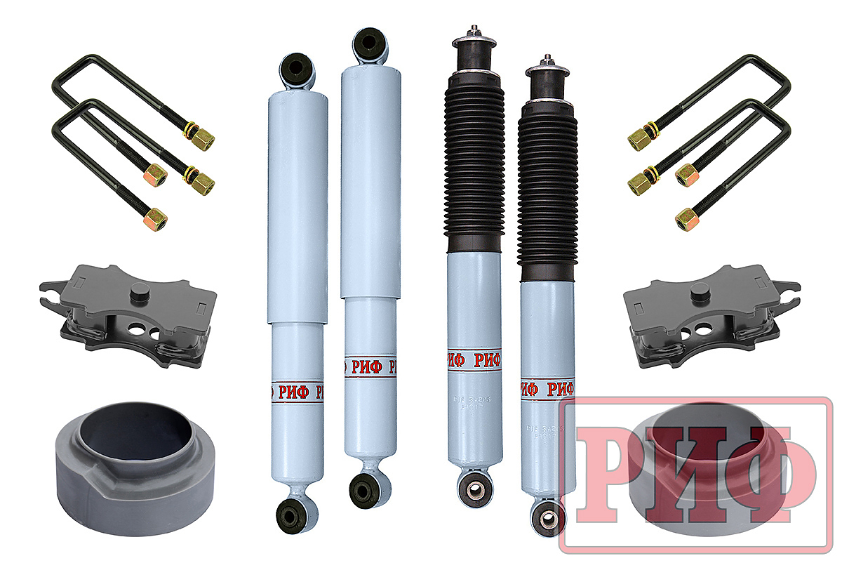 Лифт-комплект РИФ лайт 2 газовый УАЗ Патриот лифт 50 мм