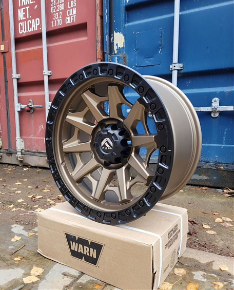 ДИСК АВТОМОБИЛЬНЫЙ АЛЮМИНИЕВЫЙ FUEL Model D694 (Реплика) 18х9 ET-0 6x139.7 ЦО-110,1 Бронза