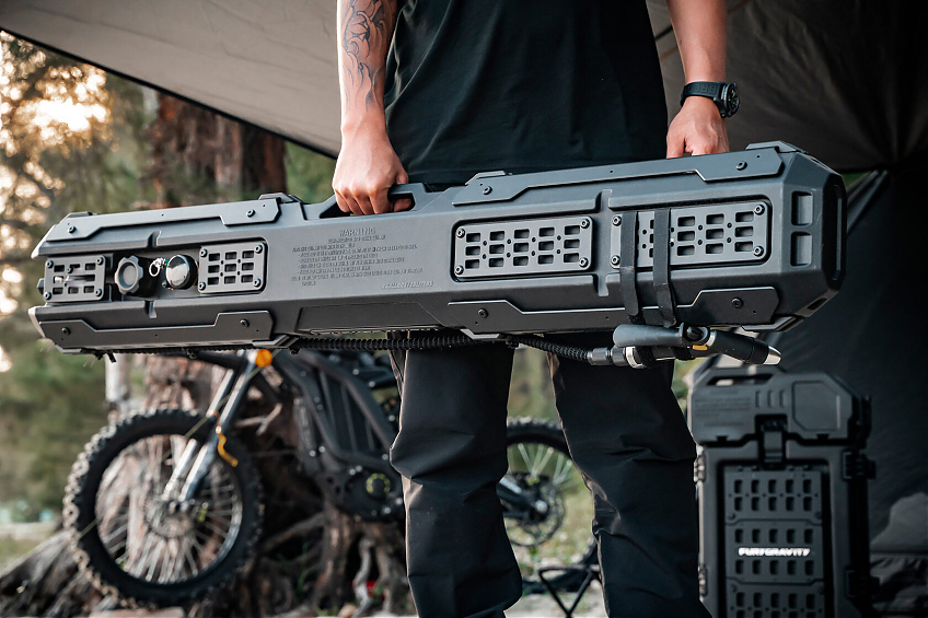 Канистра для воды объем 15л Fury Gravity на экспедиционный багажник с душем